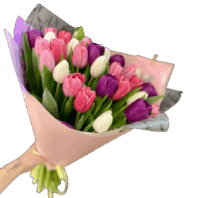 Ramo de 60 Tulipanes Primaverales